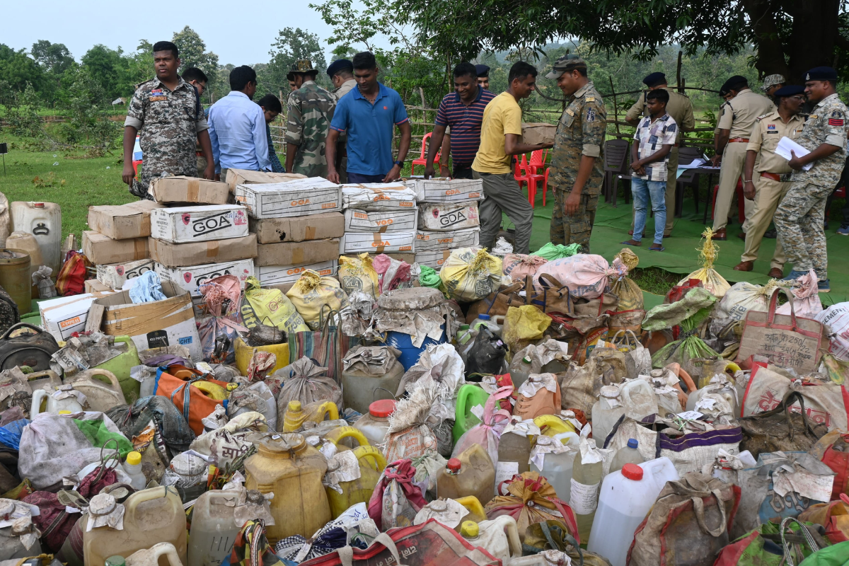 Illegal liquor seizure Rajnandgaon