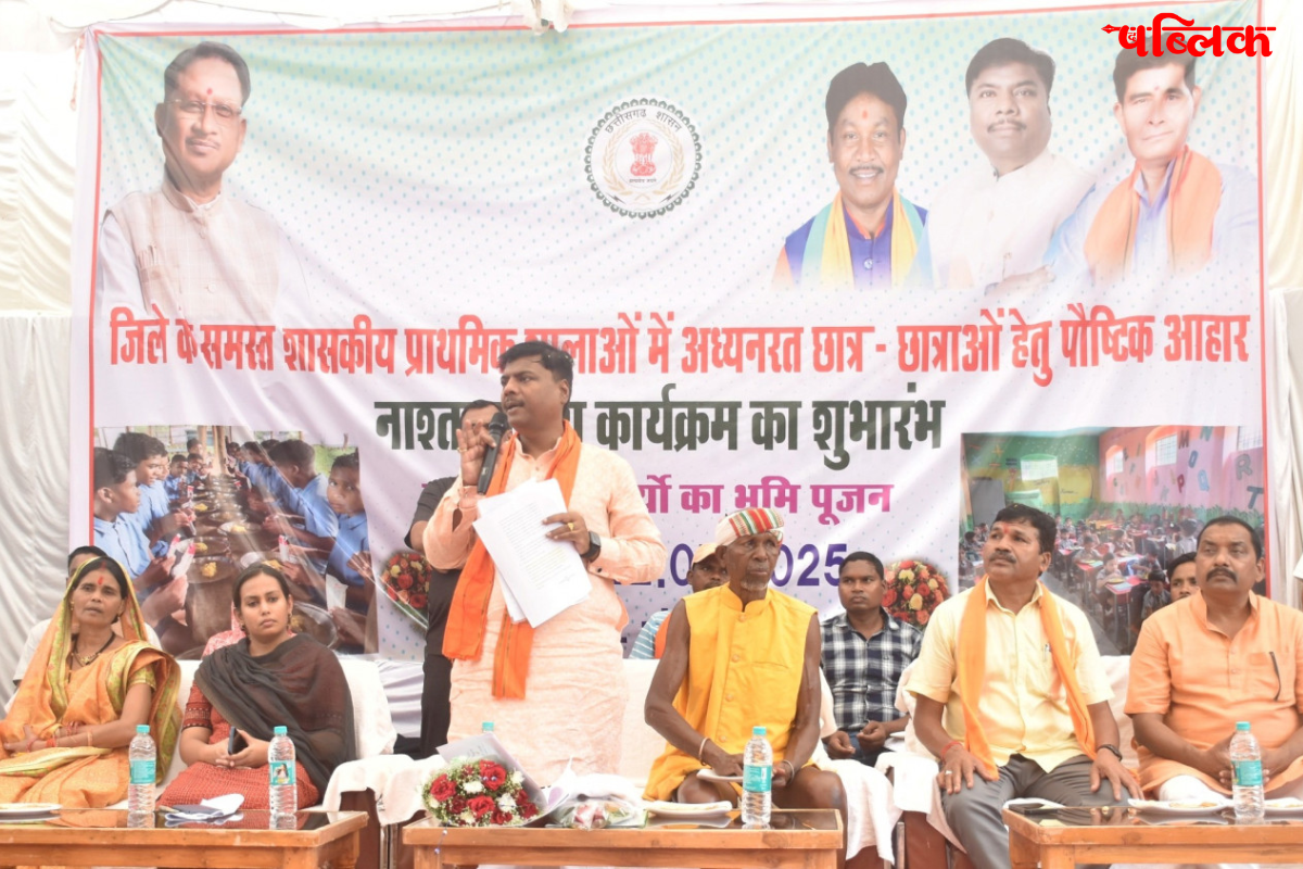 Kedar Kashyap nutritious breakfast scheme Narayanpur