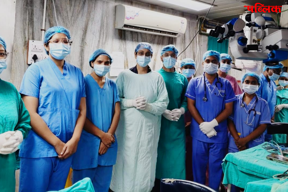 Pt Jawaharlal Nehru Medical College eye department