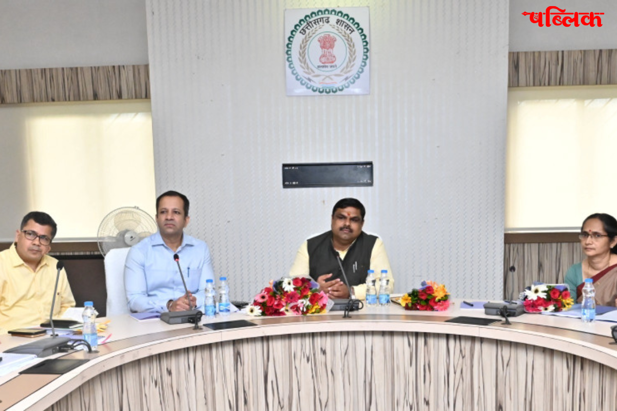Chhattisgarh school education review meeting