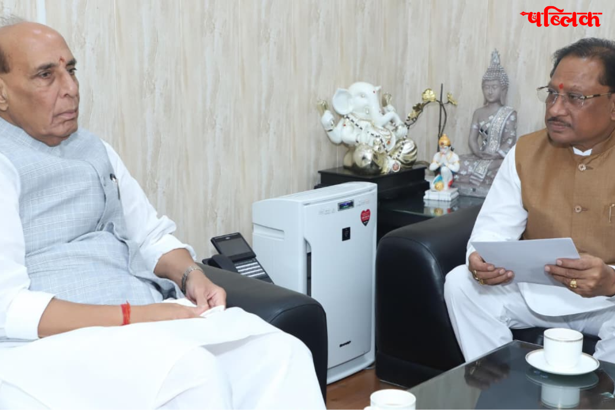 Vishnudev Sai Rajnath Singh meeting