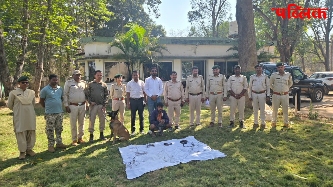 Katghora forest division leopard rescue