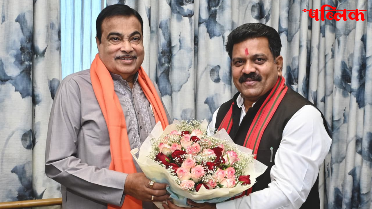 Vijay Sharma Nitin Gadkari Meeting